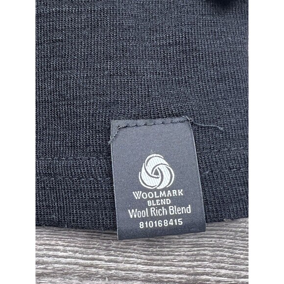 MOUNTAIN WAREHOUSE  EXTREME Merino Wool Shirt 1/4 Zip Baselayer Black Womens XS - Picture 2 of 11